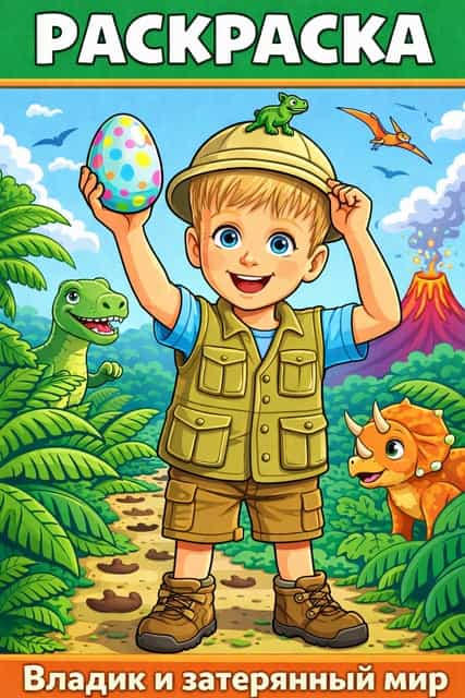 Динозавры, Владик, 5 лет