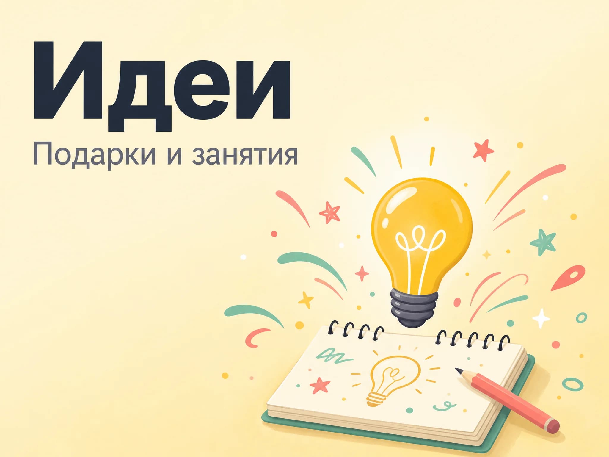 Идеи — Идеи подарков, занятий и развития