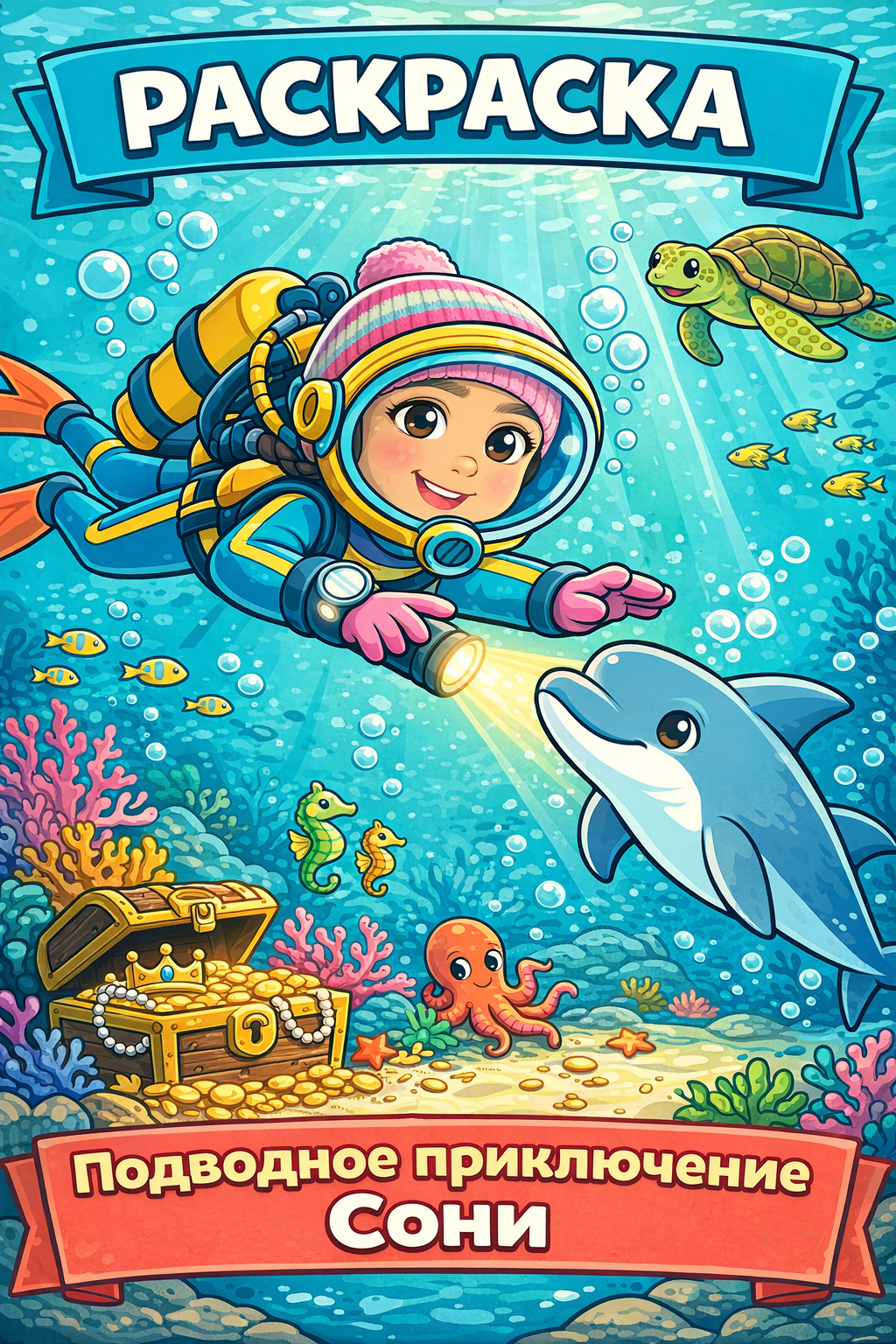 Подводный мир — Соня, 6 лет