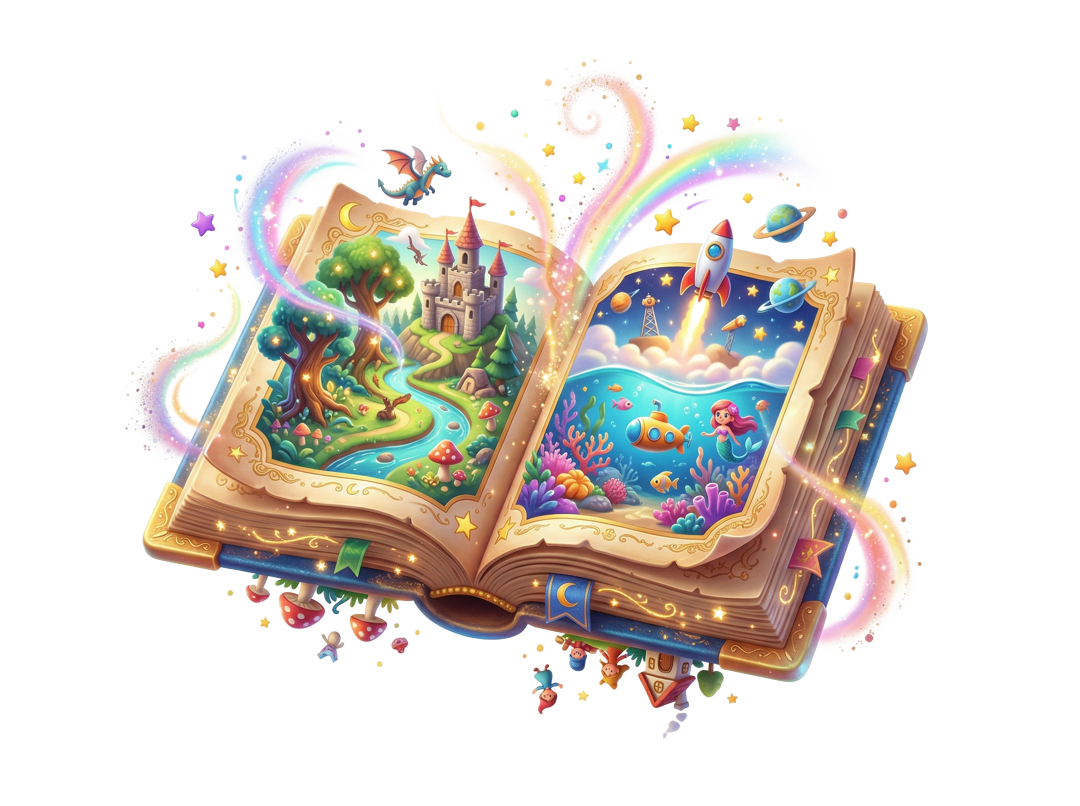 Волшебная книга-сказка