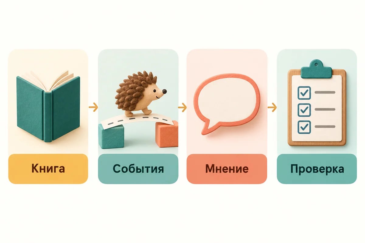 Четыре действия при заполнении дневника
