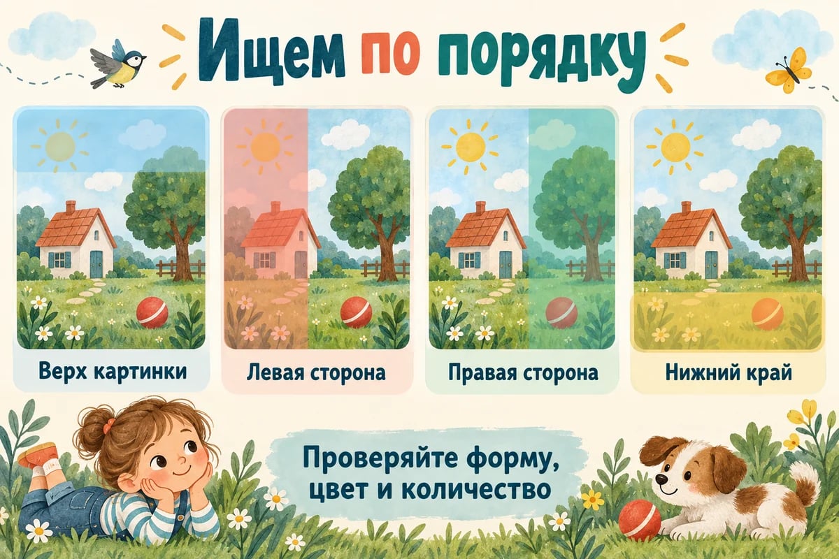 Маршрут сравнения: верх, стороны и нижний край